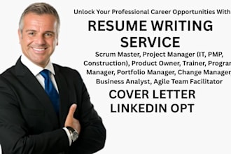 craft scrum master, project management, product owner, agile consultant resume