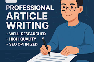 write SEO optimized articles