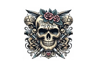 design high quality esport tattoo logo with express delivery