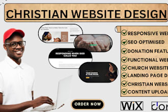 build church, design and redesign christian website
