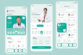 build a professional telemedicine, telehealth, fintech for android and ios apps