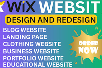 build wix company business website clothing fashion website wix online store