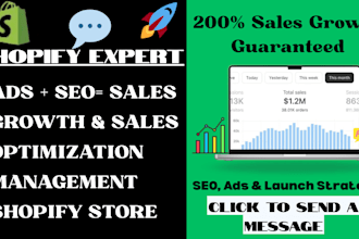 do shopify SEO boost sales facebook ads product launch strategy ecommerce growth