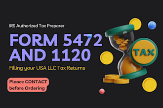 file form 5472 and 1120 for foriegn US, nonresident US llc