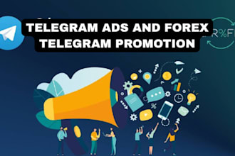 do telegram ads, telegram forex promotion with real and active users