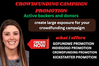 promote your crowdfunding campaign to 10k active donors in USA UK