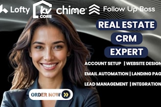 do lofty CRM website boldtrail kvcore chime follow up boss kv core automation