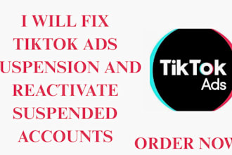 fix tiktok ads suspension and reactivate suspended accounts