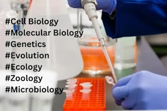 research on biochemistry, genetics, cell physiology, stem cell biology cytology