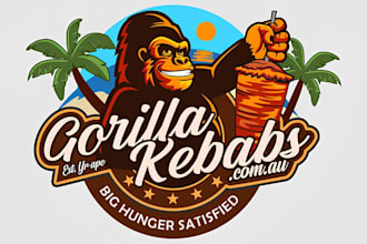 do restaurant, pizza, bbq, burger, drink, catering, food logo