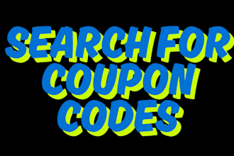 search for coupon codes or discounts of online stores