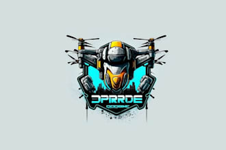 design high quality esport drone logo with express delivery