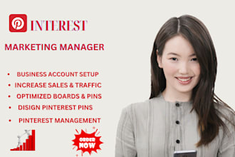 create pins and boards as a pinterest marketing manager
