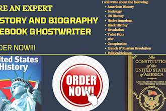ghostwrite history and biography ebook, american history, ebook, and sociology