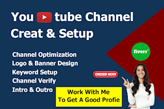 create and setup your youtube channel perfectly