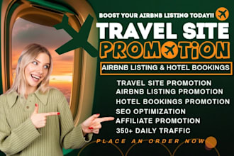 travel site promotion airbnb listing boost hotel bookings with solo ads