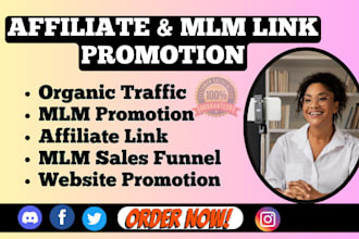 do mlm affiliate link promotion mlm website promotion mlm leads and sales funnel