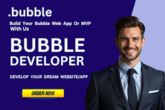 develop bubble website saas bubble mvp as bubble developer