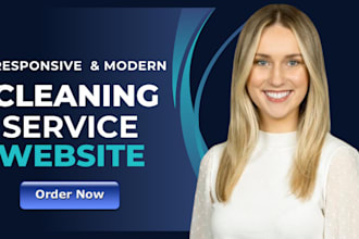 design cleaning website wordpress website