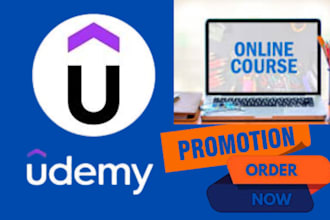 promote udemy course online course udemy marketing kajabi thinkific course
