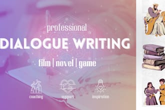 support you in writing a captivating dialog