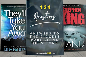create professional book cover, ebook cover and kindle design for your company
