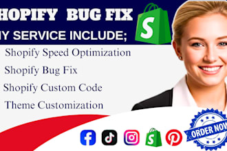 shopify liquid developer custom themes apps plugins fast bug free code
