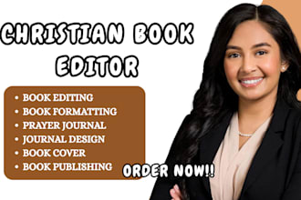 edit format design christian ebook daily devotional prayer journal cover KDP