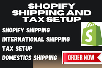 setup shopify shipping geology for domestic and international shipping