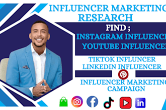 find the best influencer on tiktok, instagram,youtube for influencer marketing