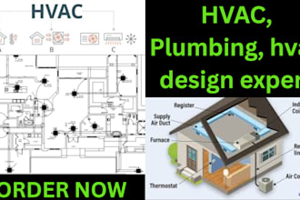 do hvac, plumbing , hvac design, mep, hap, load calculation, manual j