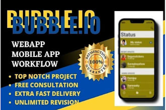 design your bubble website, saas bubble app developer