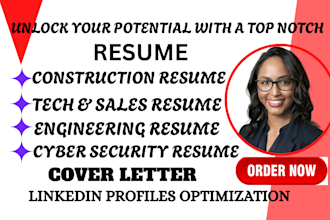 do software engineer, IT, construction, tech, sdr, sale, cyber security resume