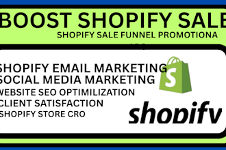 boost shopify sales with cro store audit, sales funnel marketing
