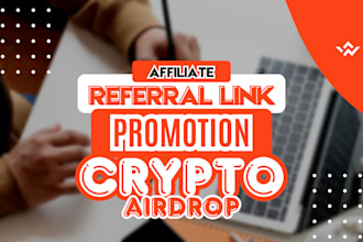 do affiliate referral link promotion, crypto airdrop, affiliate link promotion