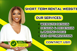 build short term rental website, vacation rental website, airbnb booking website