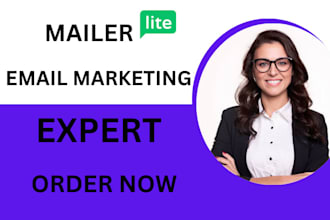 set up mailerlite email marketing automation and design effective landing page