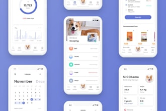 develop pet care app, livestock app, pet tracking app, pet care website, vet app