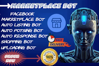 develop your facebook marketplace with a custom bot