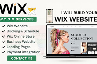 build wix website, wix website design and redesign, wix online store