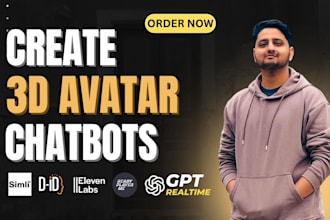 create custom ai 3d avatars with chatbots, animations, and lip sync