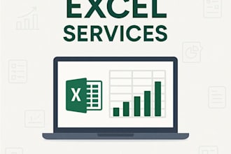 fix excel formulas, clean data, and create dashboards