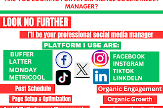social media manager schedule post on buffer hootsuite metricool content creator