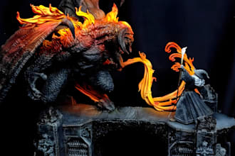 3d print and paint warhammer miniatures, figurines, cosplay props, toys