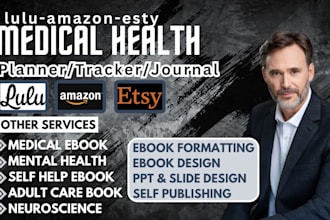 write medical ebook, self help digital planner, workbook and journal, etsy