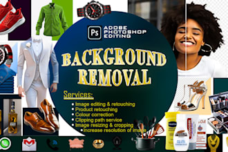 do any photoshop editing, photo manipulation and product image retouching
