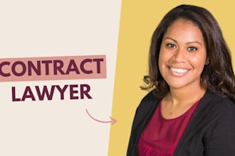 be your contract lawyer for legal contracts, terms, privacy policy, letters