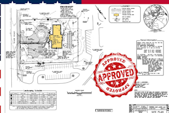 city permit drawing renovation and home plan architectural, maryland stamp ga ca