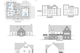 draft city permit blueprints, mep, framing plans, foundation, structural drawing