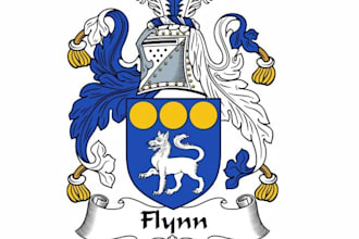 make unique coat of arms, heraldic crest logo design